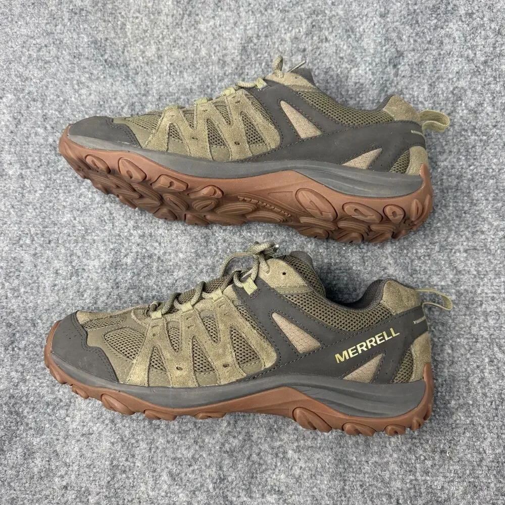 Merrell Accentor 3 Mens Hiking Shoes Olive Moss Trail Outdoor Sneakers Size 13